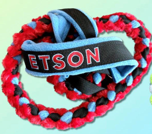 Plush Carbon Braid Clip Leash