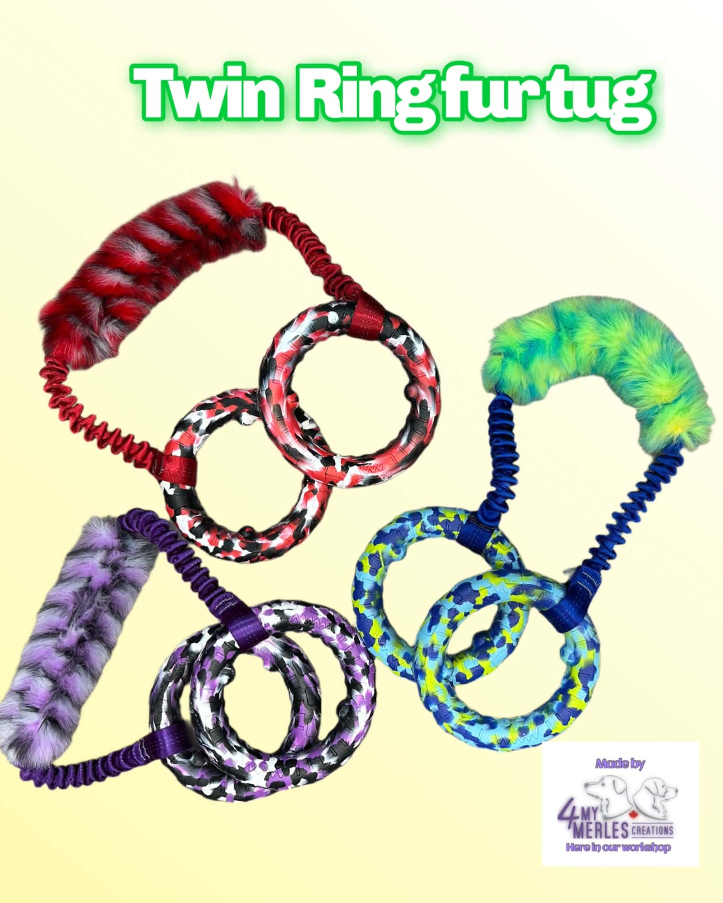 Twin Ring Fur Tug