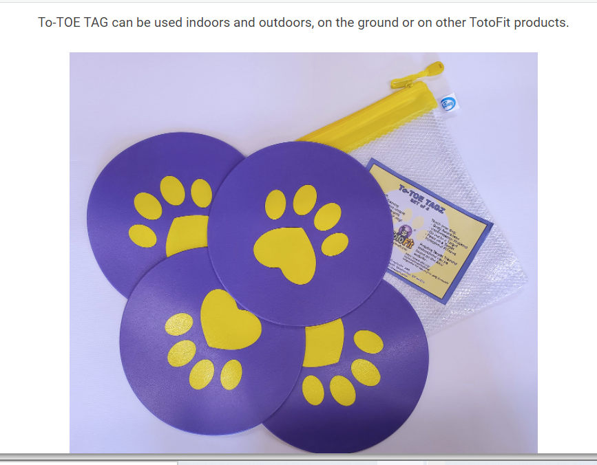 To-Toe Tagz (set of 4)
