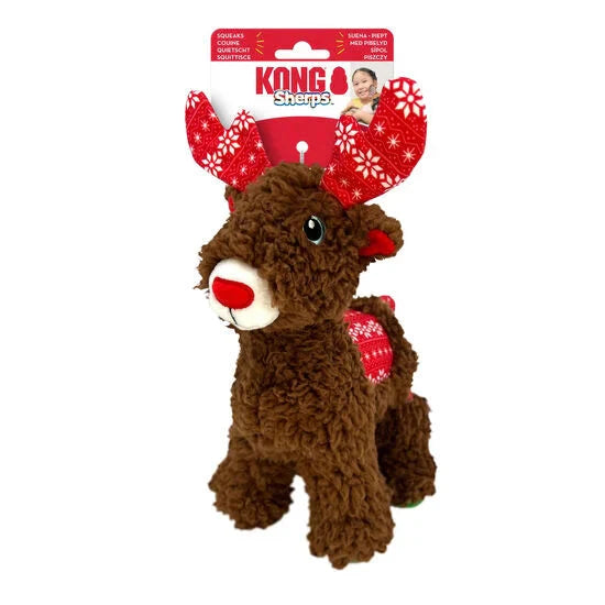 Kong Holiday Dog Toy Sherps Reindeer