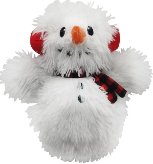 Tall Tails Plush Fluffy Snowman or Penguin 8”